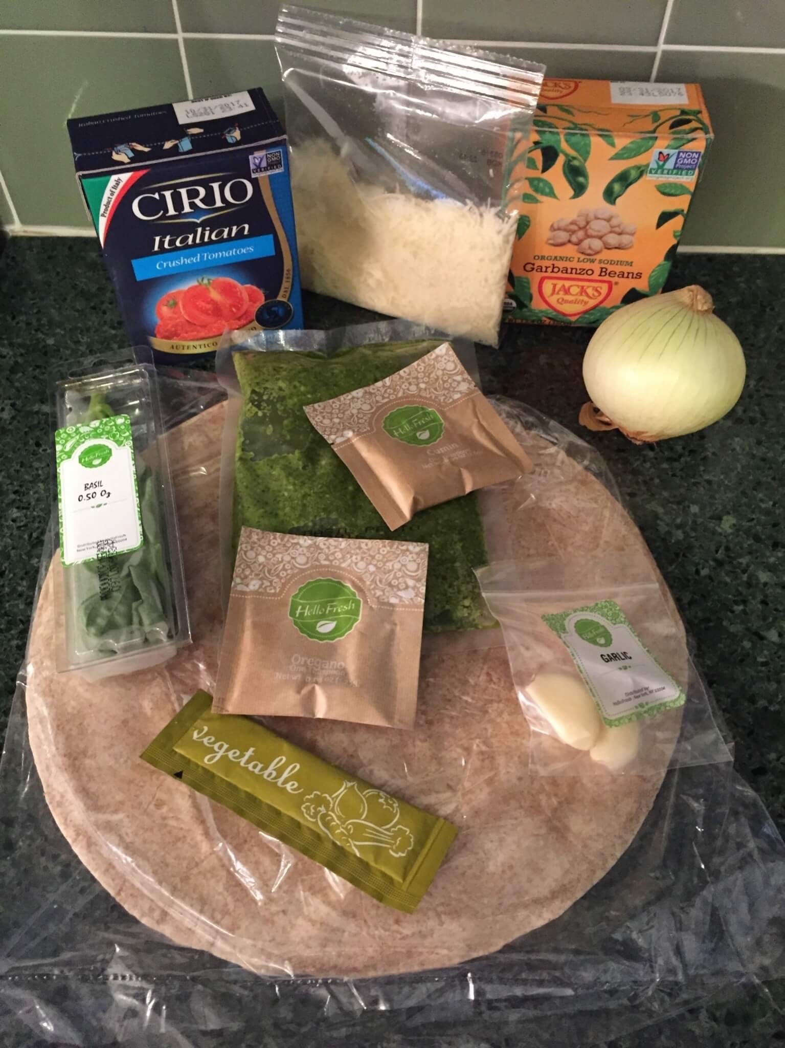 Hello Fresh Vegetarian Box April 2016 (2)