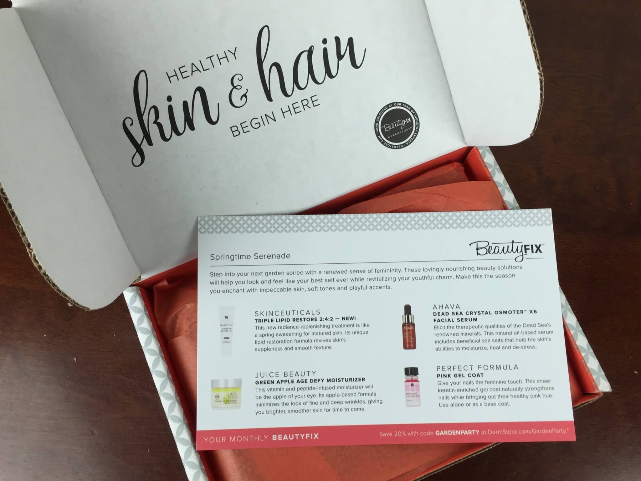 BeautyFix Box April 2016 unboxing