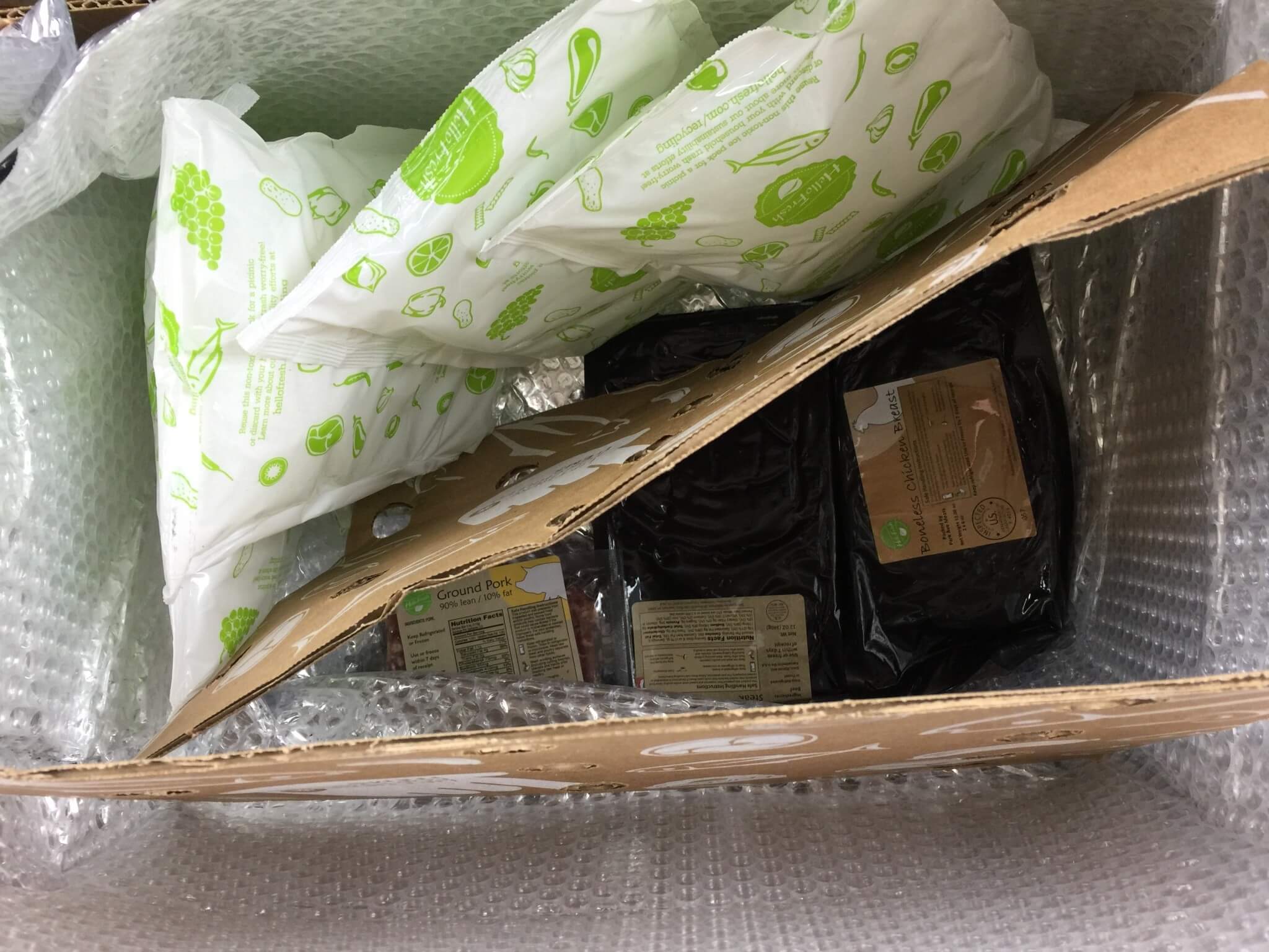 Hello Fresh Box April 2016 unboxing