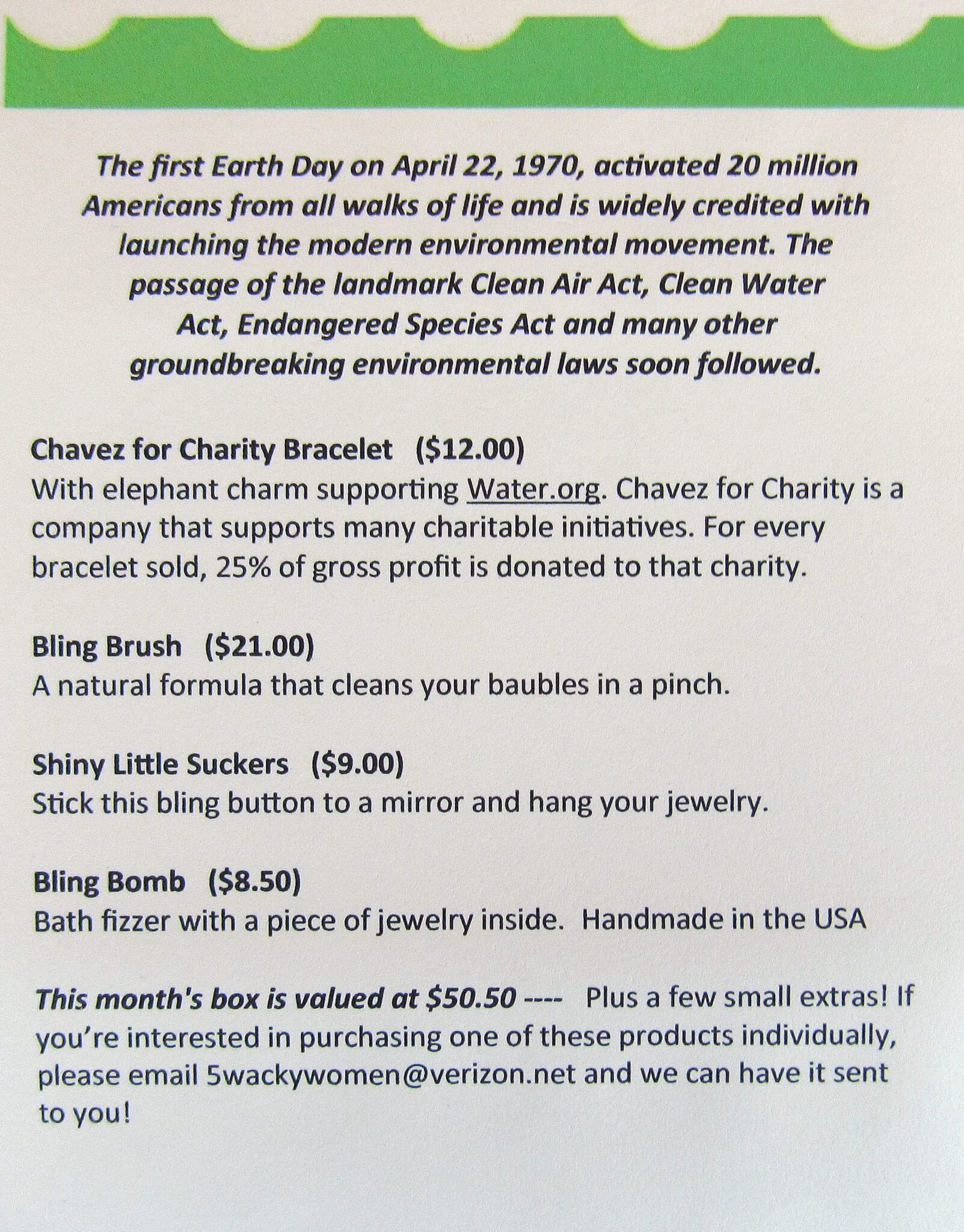 Information Card