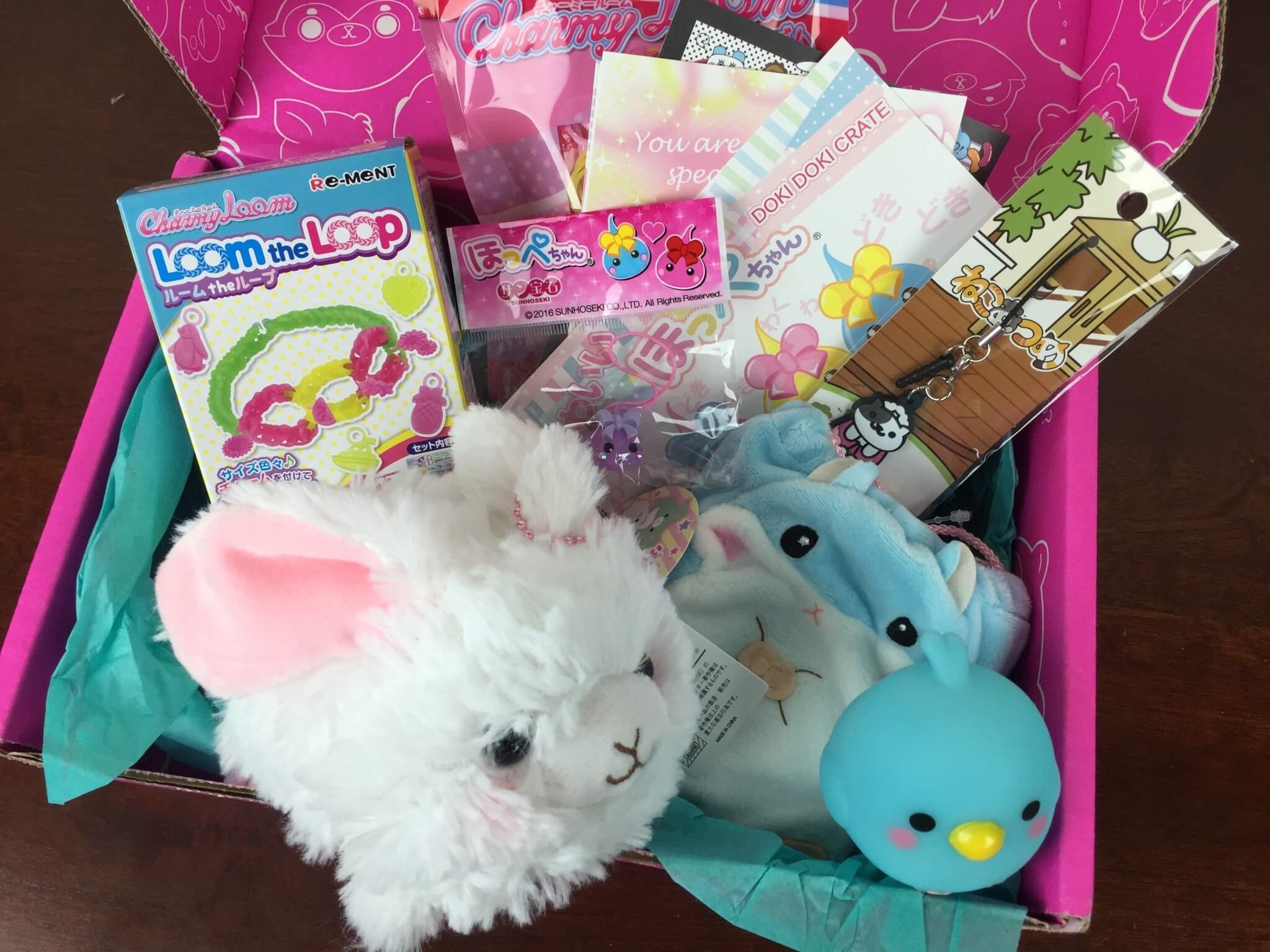 Doki Doki Box April 2016 unboxing
