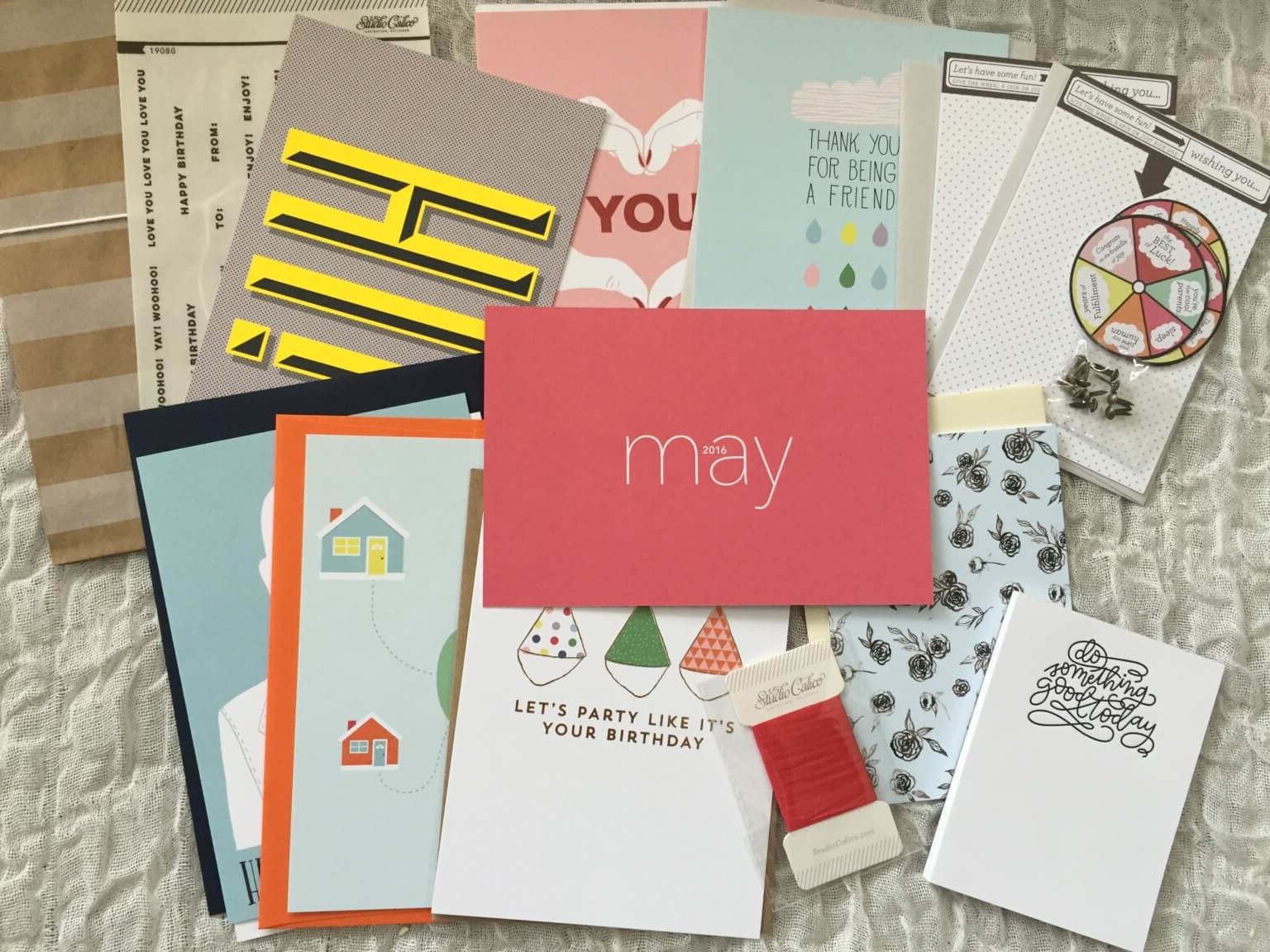 Studio Calico Stationery Kit May 2016 Subscription Box Review