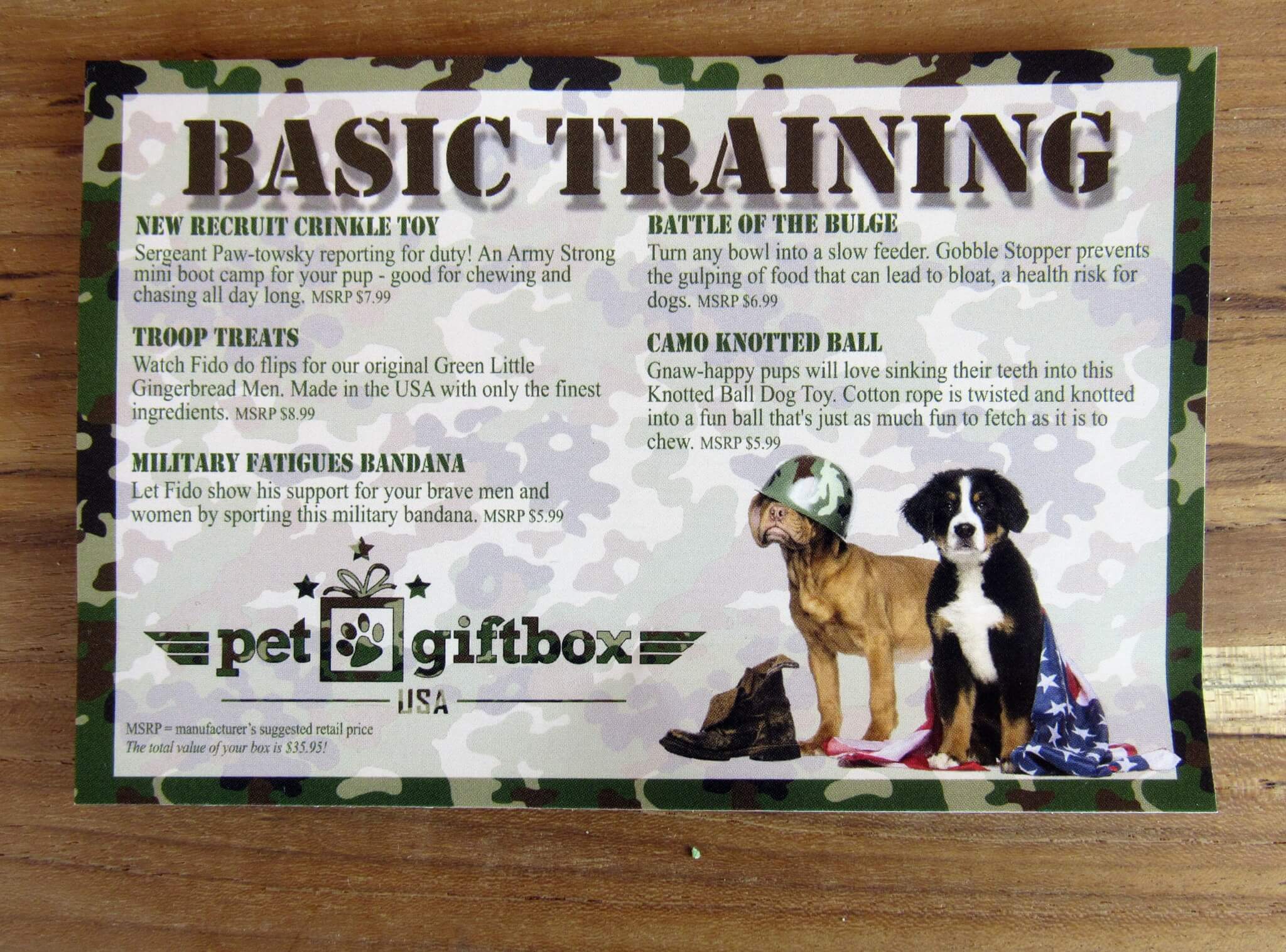 Information Card