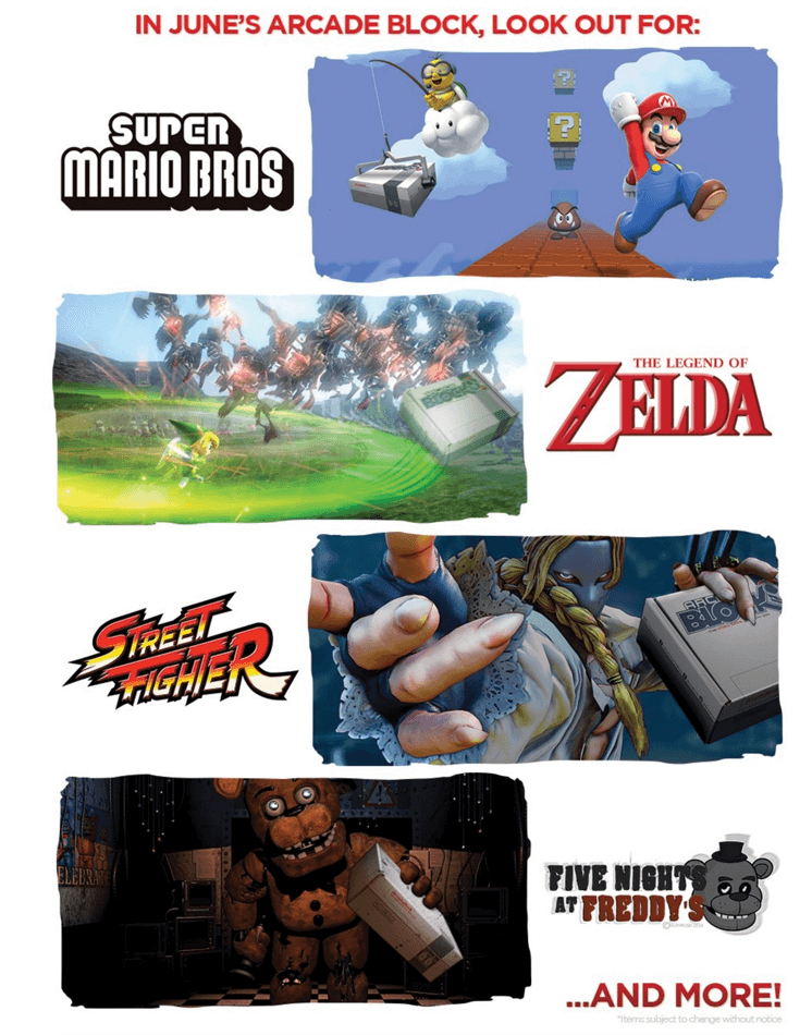 20% Off First Arcade Block, Comic Block or Horror Block Coupon + June 2016 Spoilers