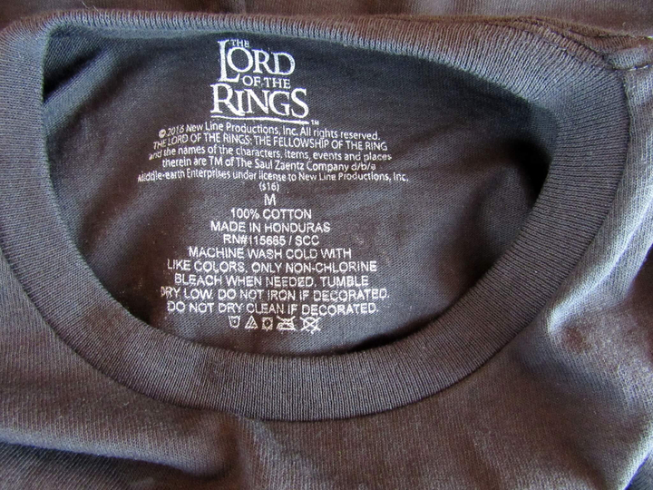 Shirt information