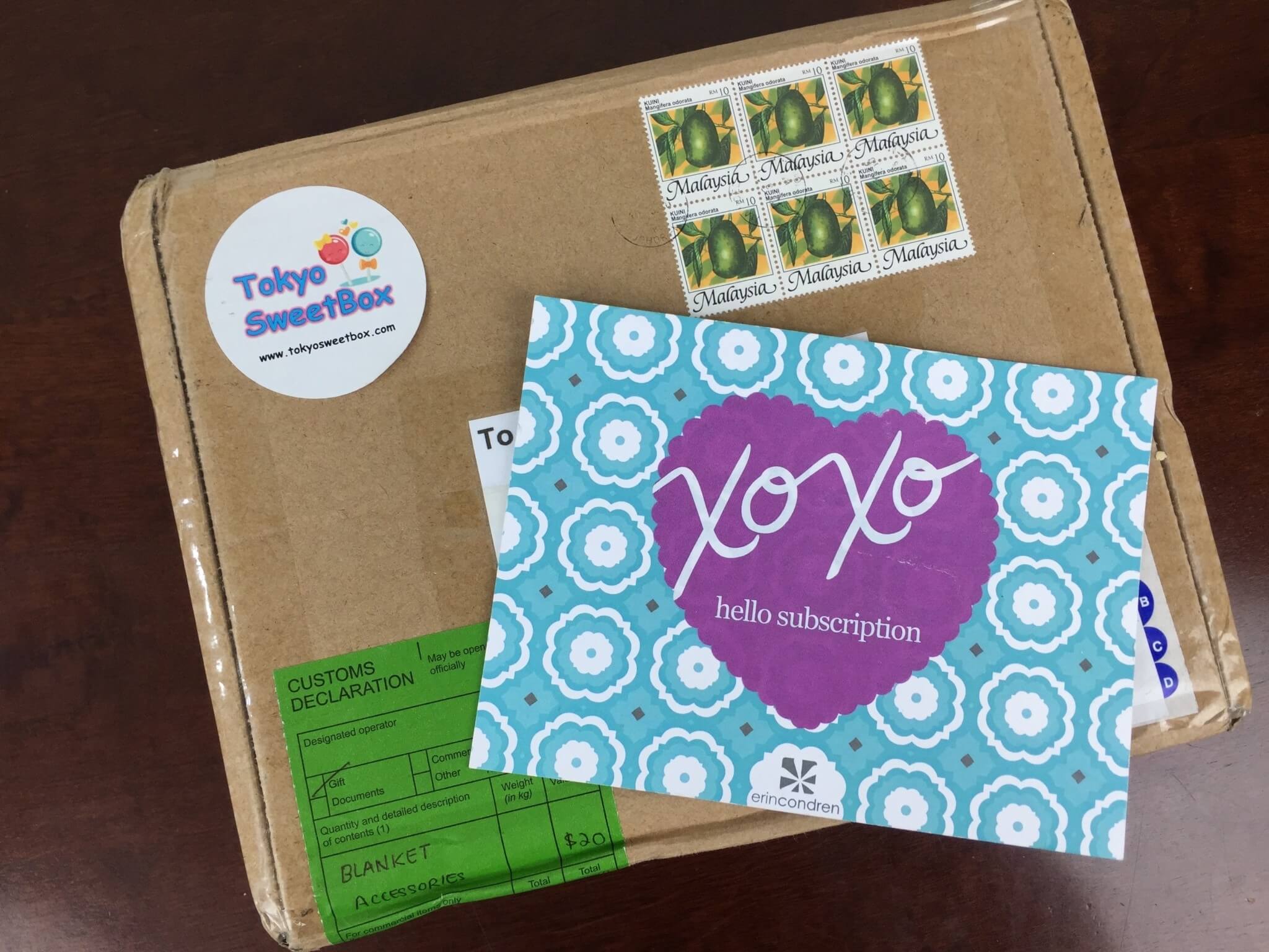 TokyoSweetBox May 2016 box