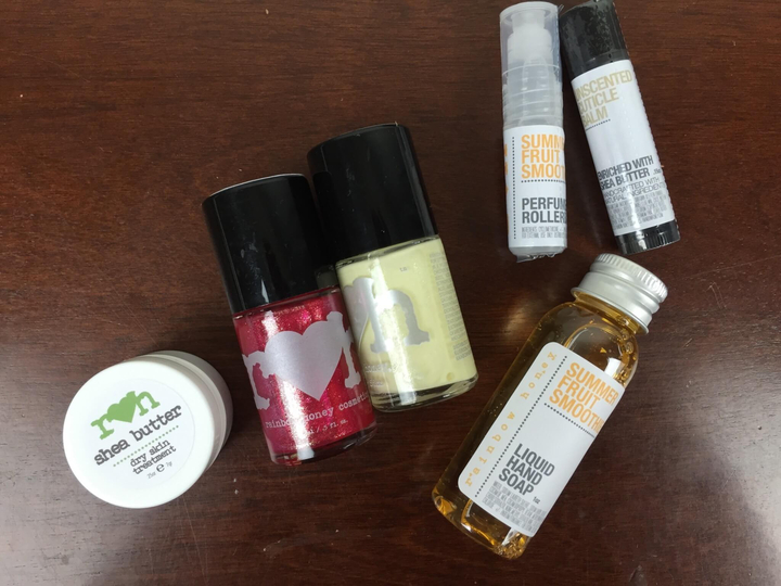 Rainbow Honey Nail Polish Mini May 2016 box review