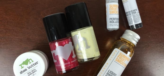 Rainbow Honey Mini Mystery Bag May 2016 Subscription Box Review