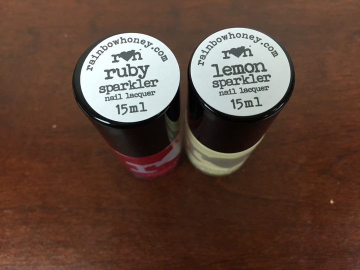 Rainbow Honey Nail Polish Mini May 2016 box (6)