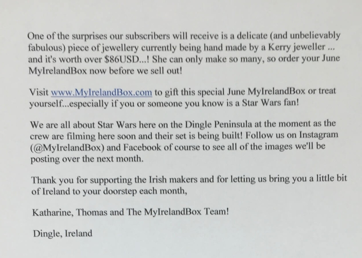 My Ireland Box May 2016 (6)