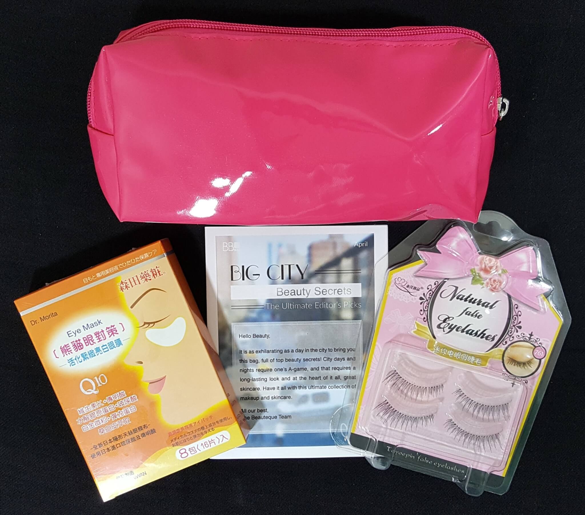 Beauteque BB Bag Subscription Box Review – April 2016