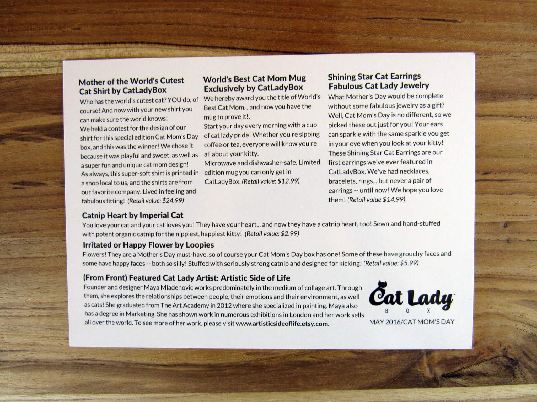 Information Card