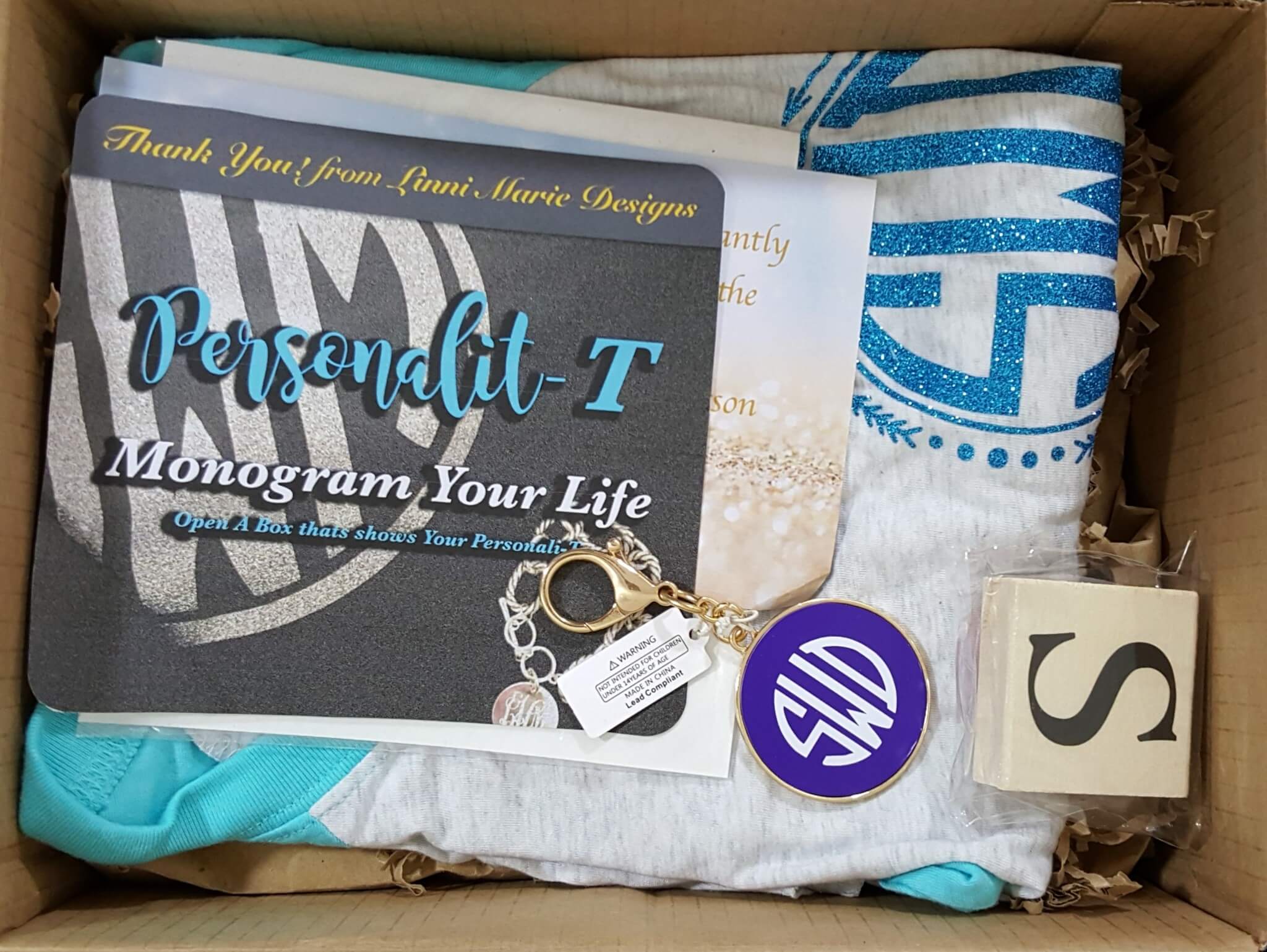 Personali-T Box April 2016 Monogram Subscription Box Review