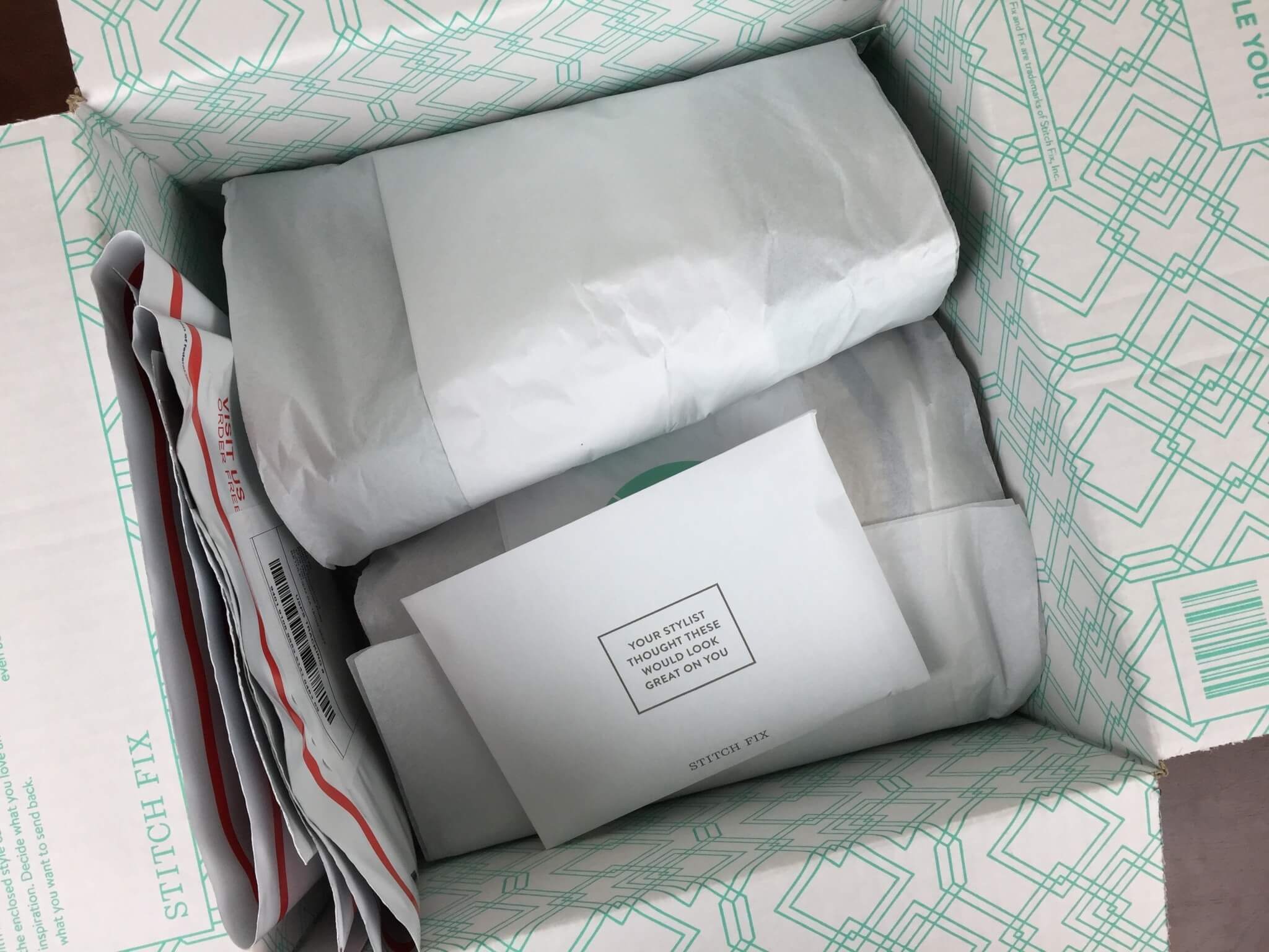 Stitch Fix Box May 2016 unboxing