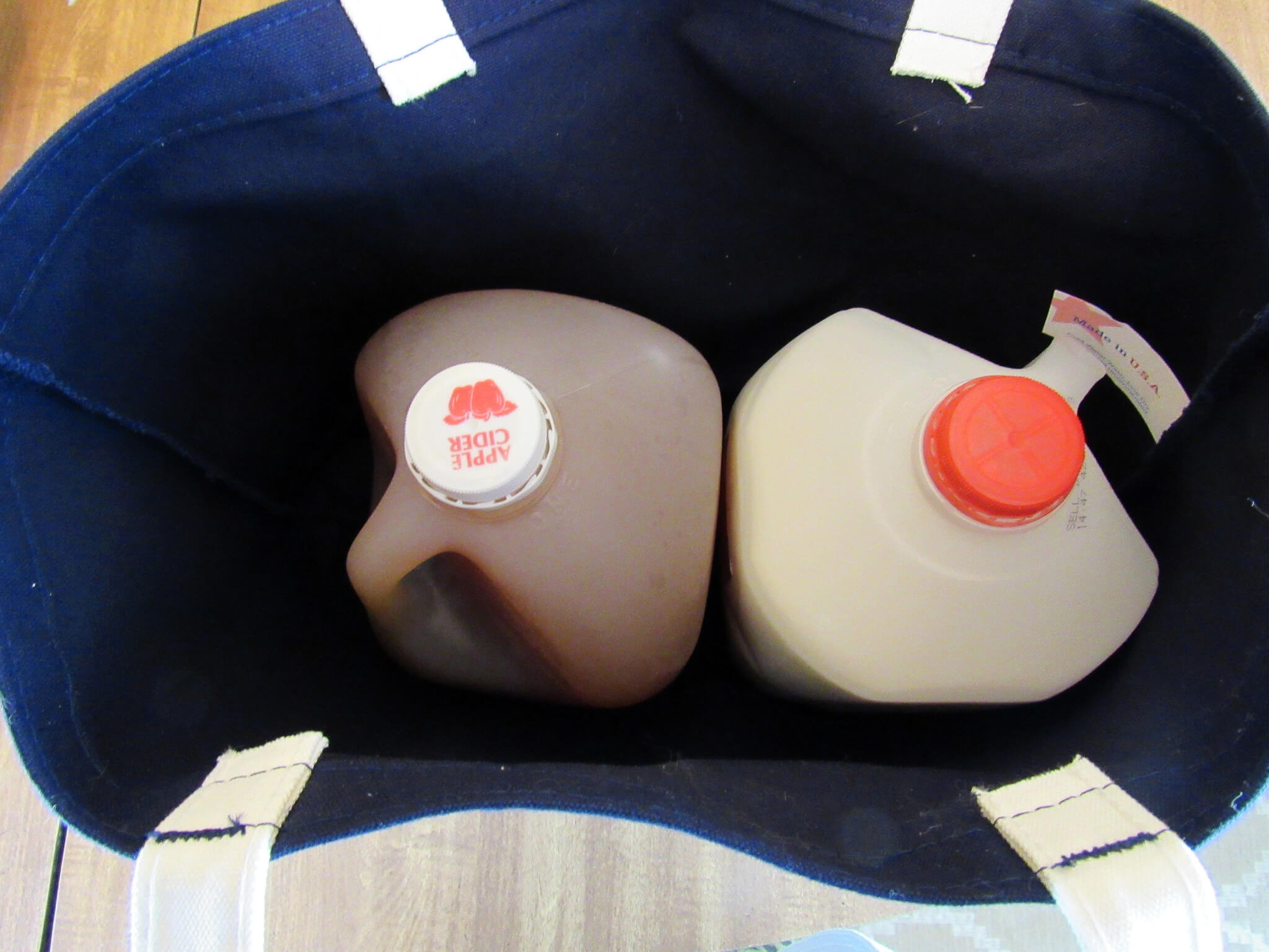Two 1 Gallon containers