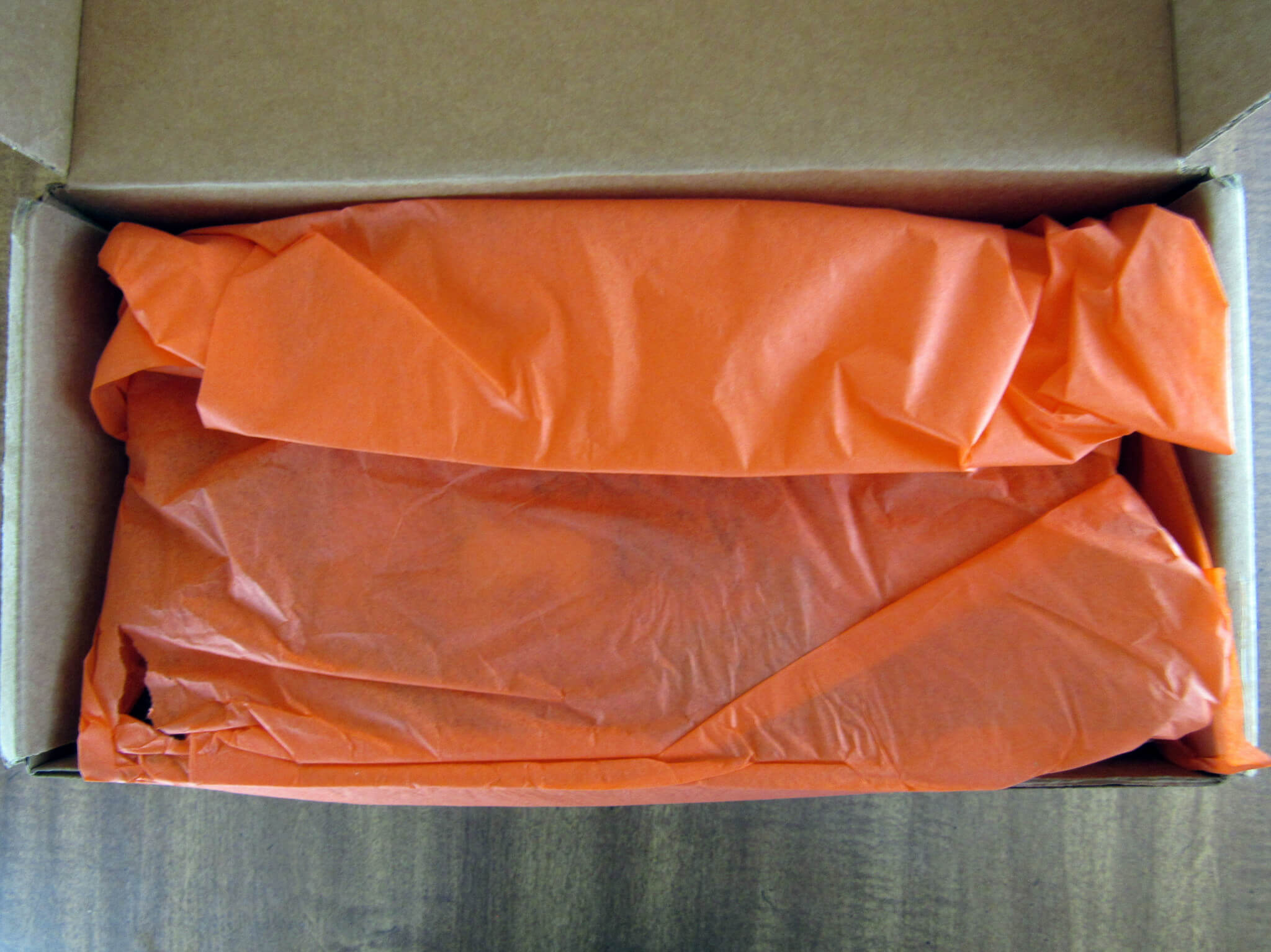 Wrapped in orange!