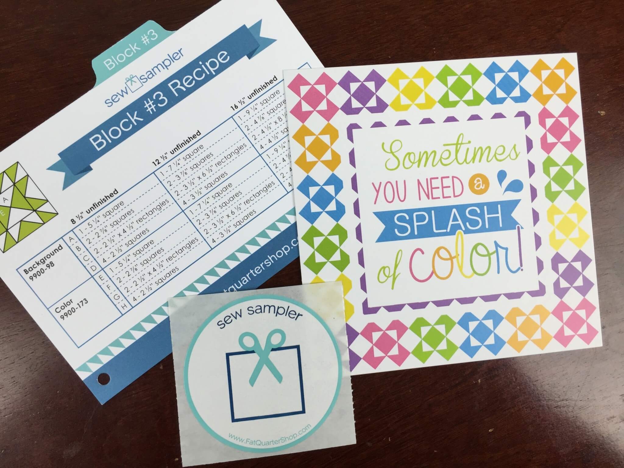 Sew Sampler Box June 2016 (3)