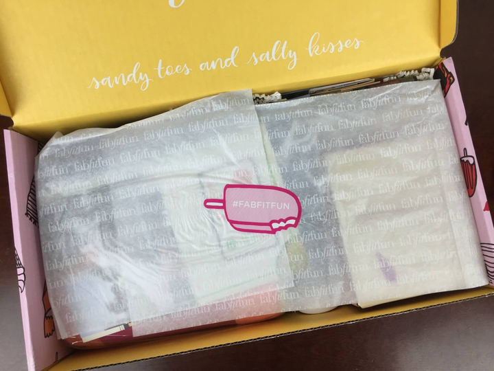 FabFitFun Box Summer 2016 unboxing
