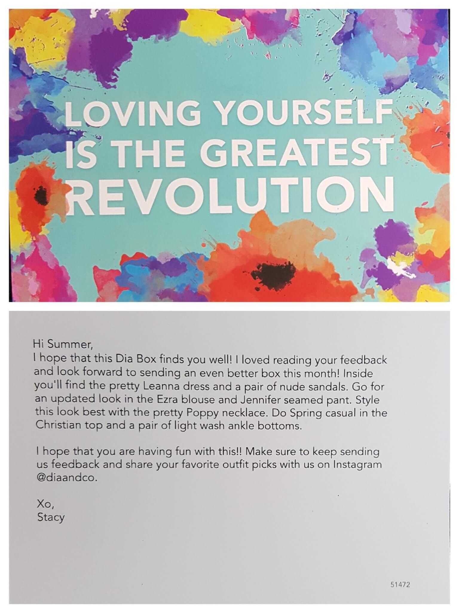 dia card
