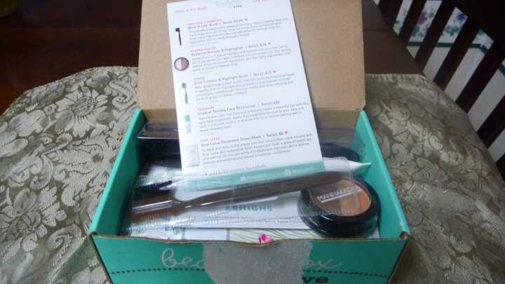 Beauty Box 5 June 2016 Subscription Box Review & Coupon – Made in the Shade