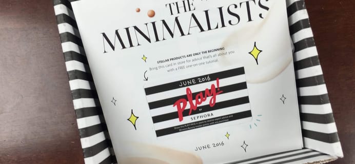 Play! by Sephora June 2016 Subscription Box Review