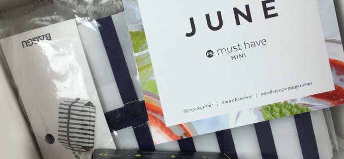 June 2016 Popsugar Must Have Mini Box Giveaway!