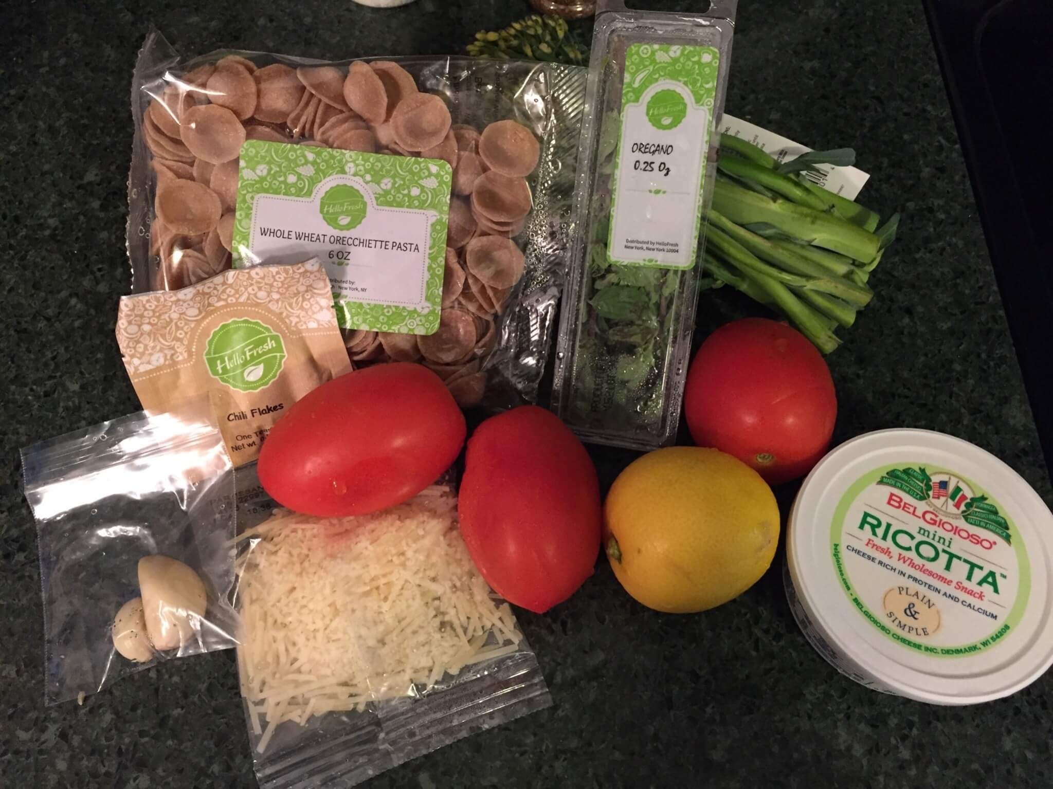 Hello Fresh Veggie Box June 2016 (1)
