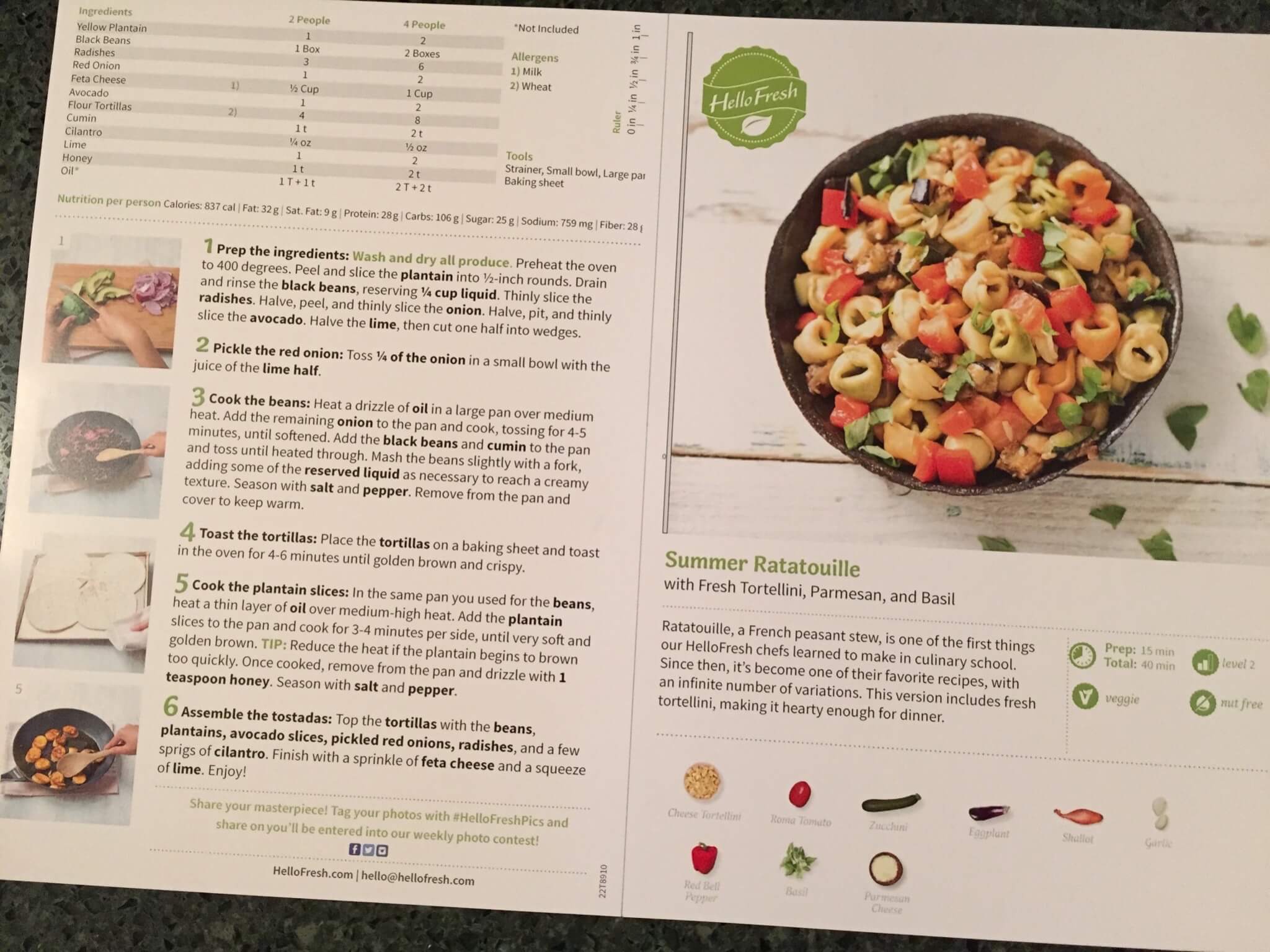 Hello Fresh Veggie Box May-June 2016 (9)