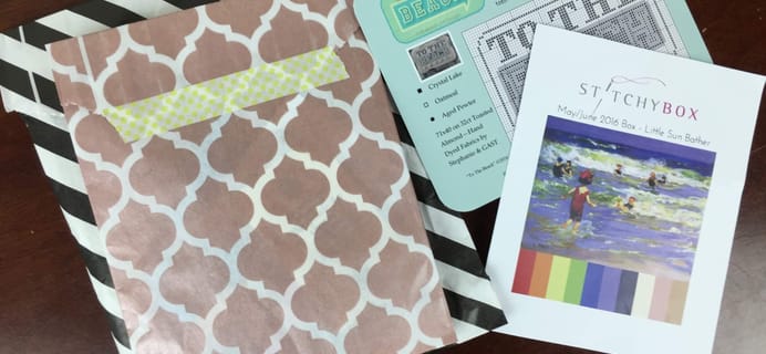 Stitchy Box May-June 2016 Subscription Box Review & Coupon