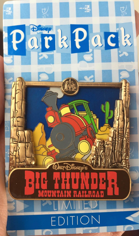 disney park pack pin trading july 2016 big thunder mountain railroad