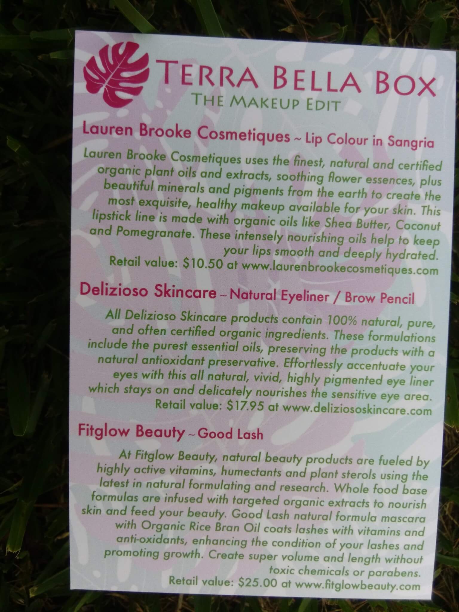 Terra Bella Make Up July 2016 (13)