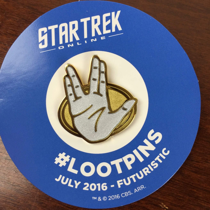 loot crate july 2016 star trek pin