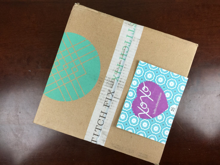 Stitch Fix Box August 2016 box