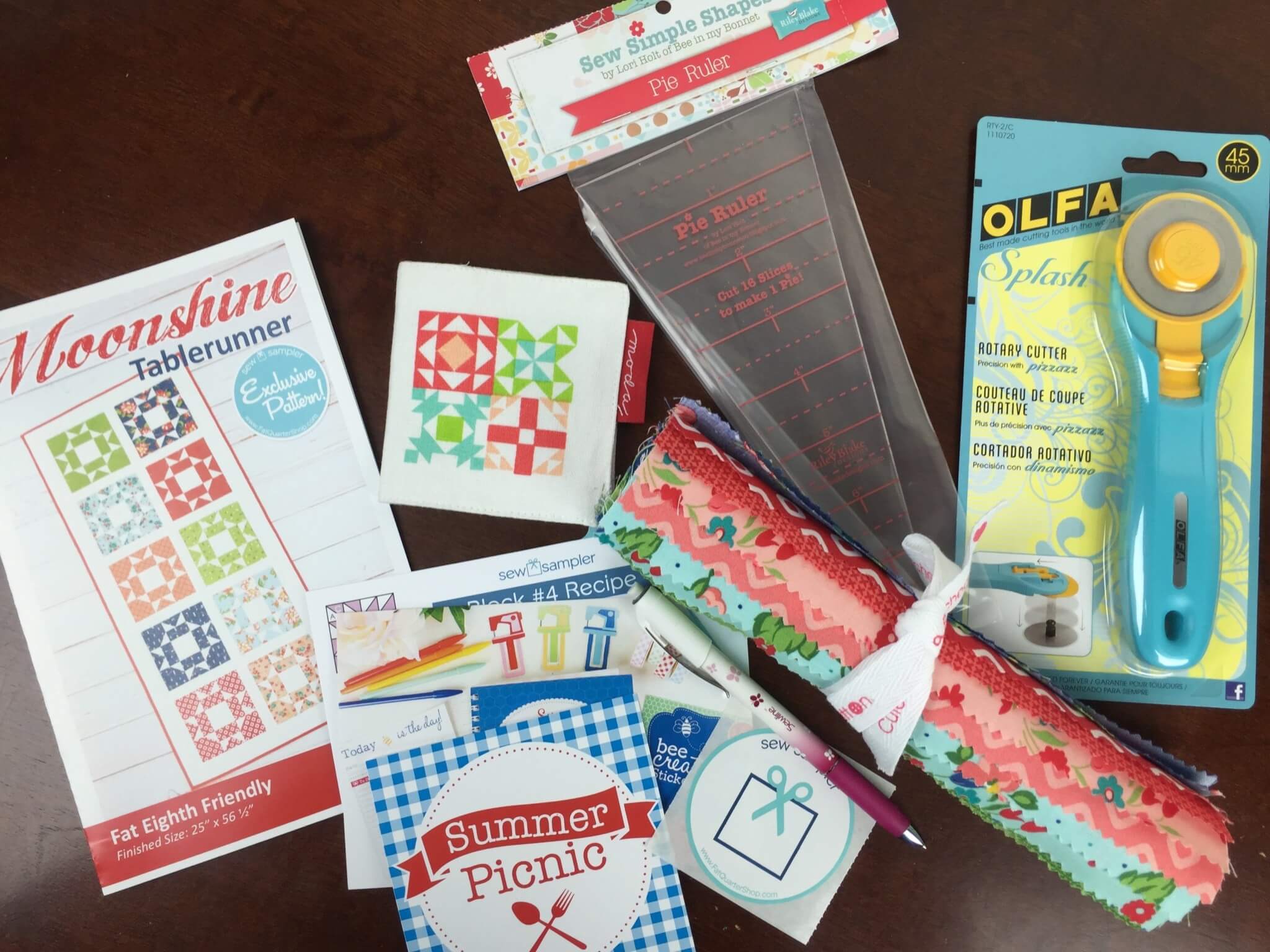 Sew Sampler July 2016 Subscription Box Review