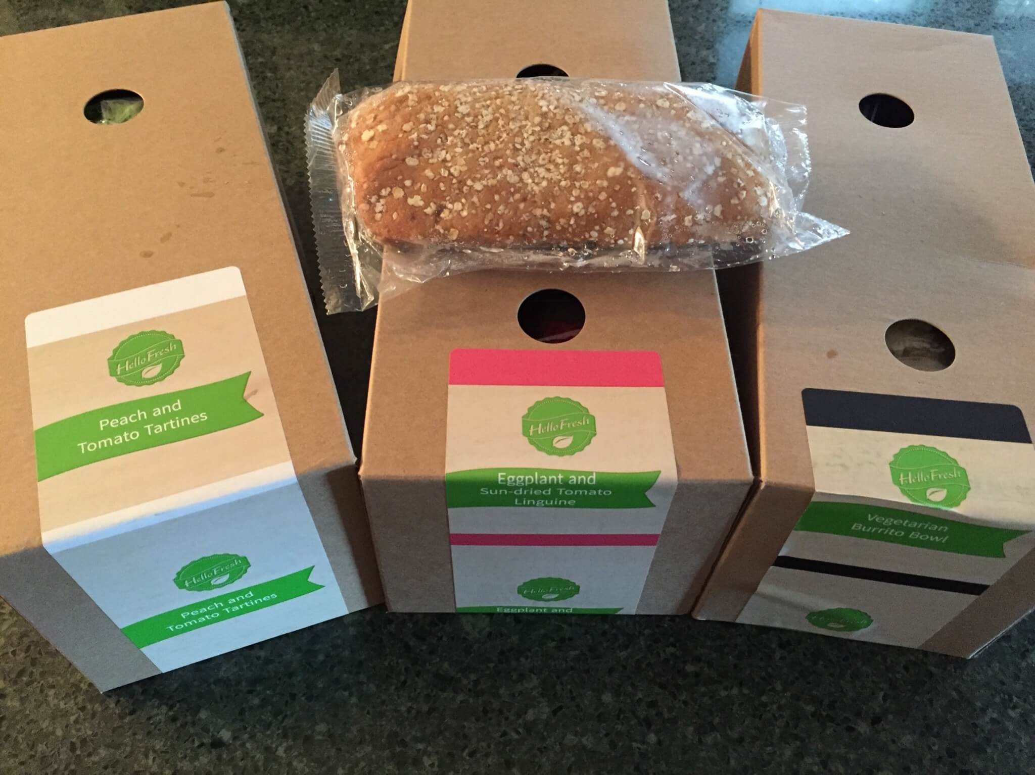 Hello Fresh Veggie Box July 2016 unboxed