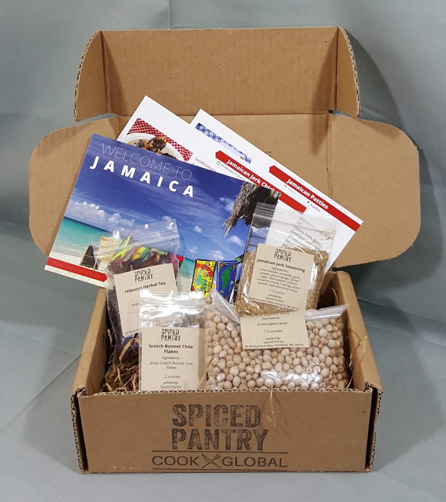 Spiced Pantry June 2016 Subscription Box Review – “Jamaica”