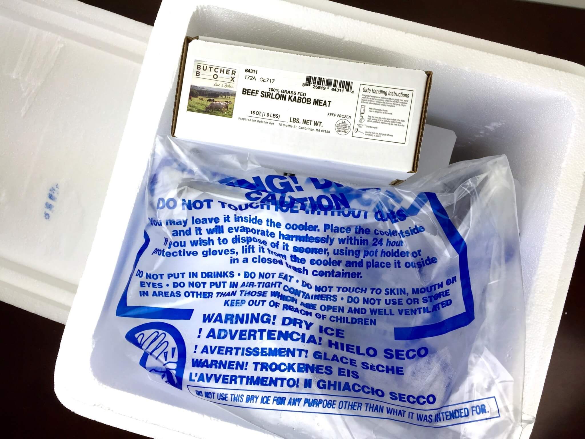 Butcher Box July 2016 unboxing