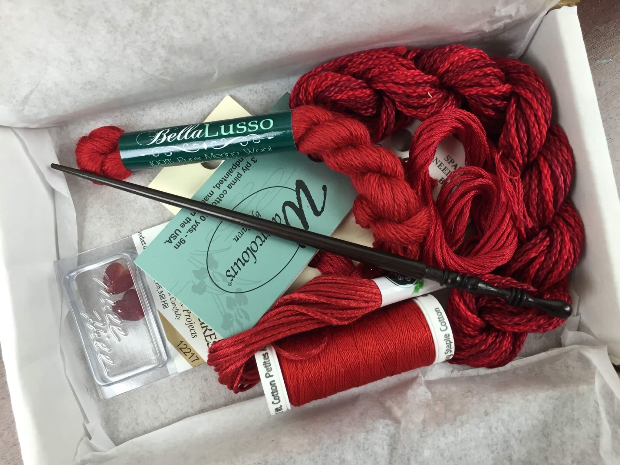 Broderi Box July 2016 unboxed
