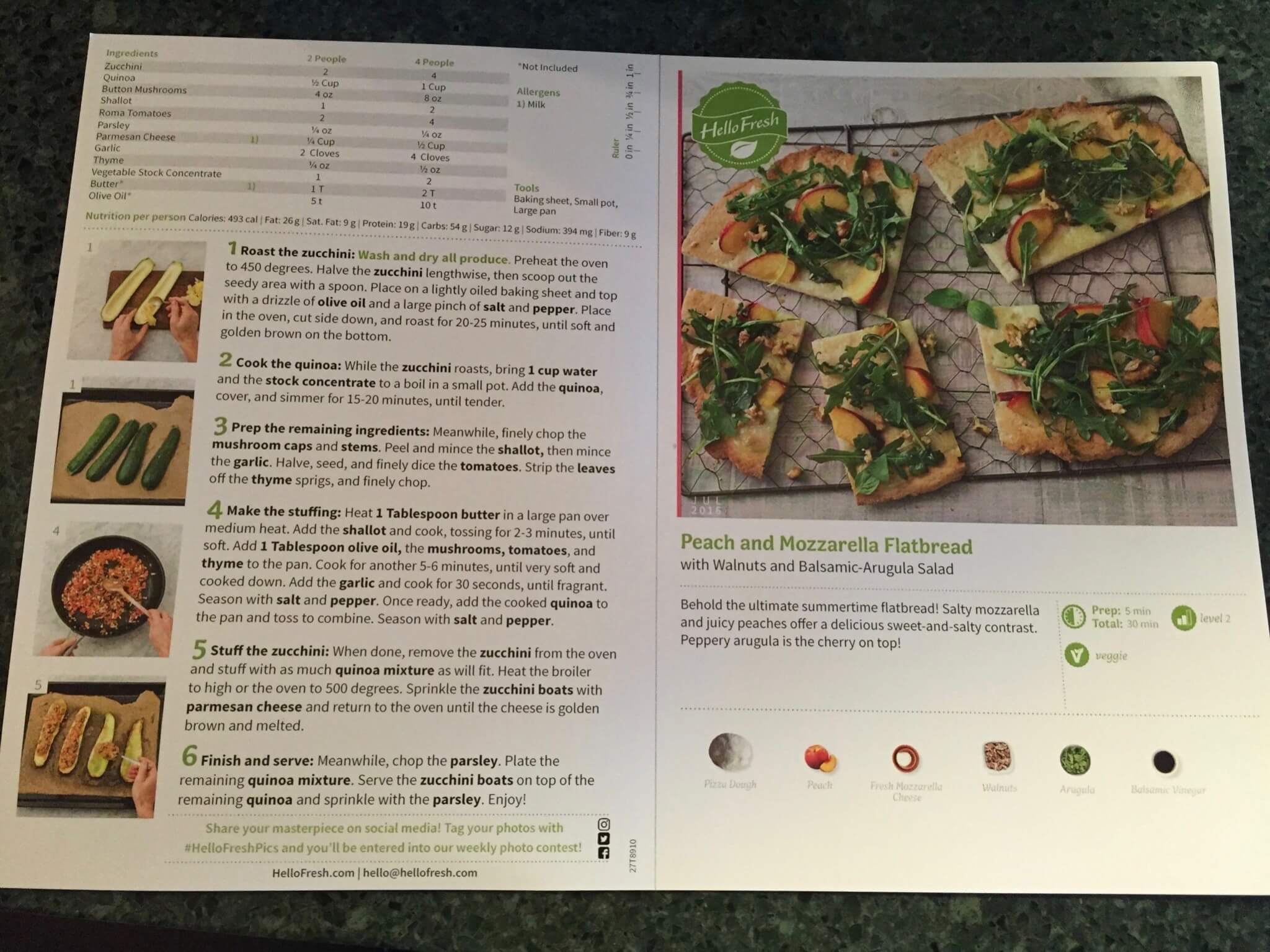 Hello Fresh Veggie Box July 2016 (5)