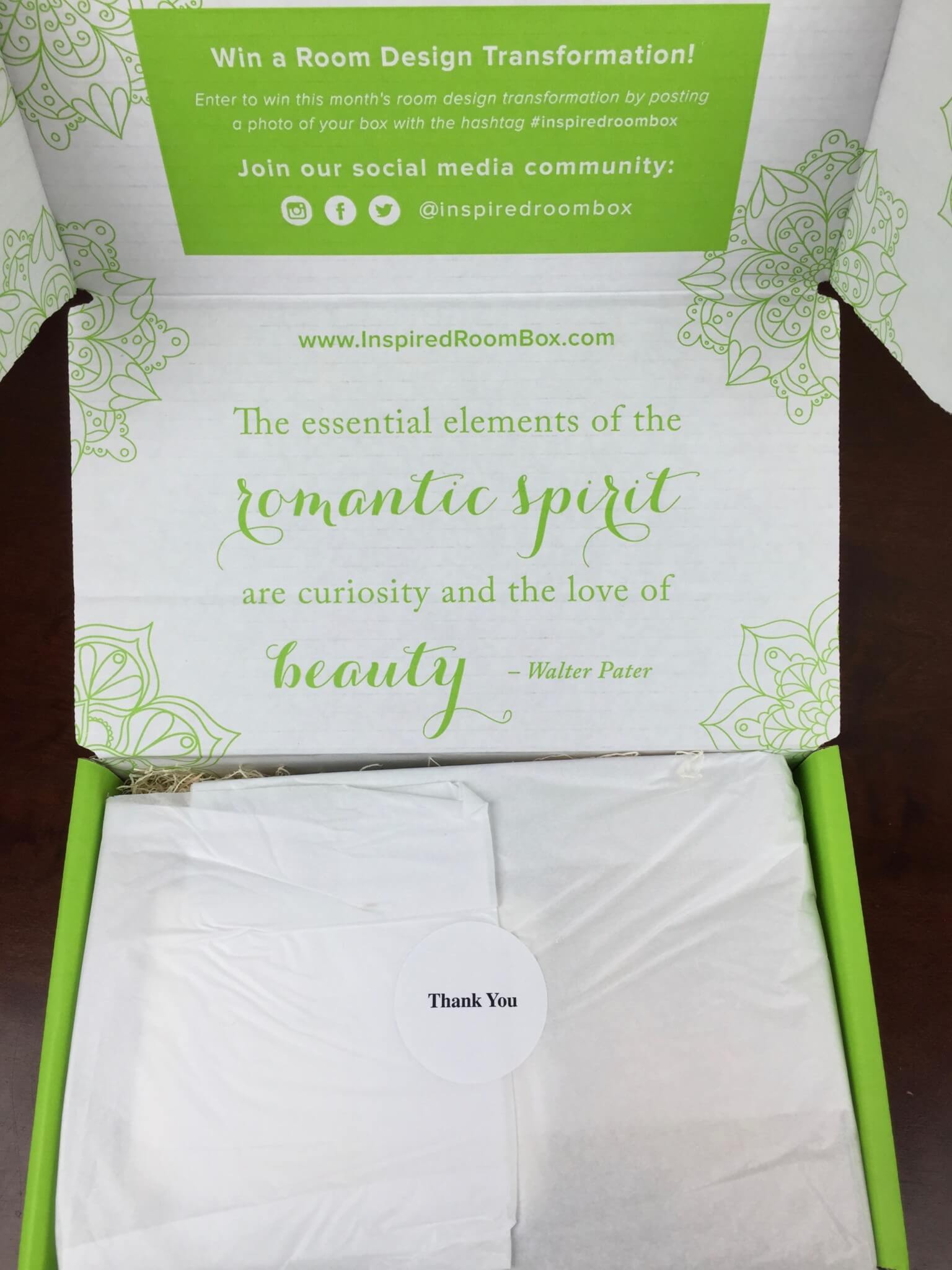 Inspired Room Rustic Box June 2016 unboxing