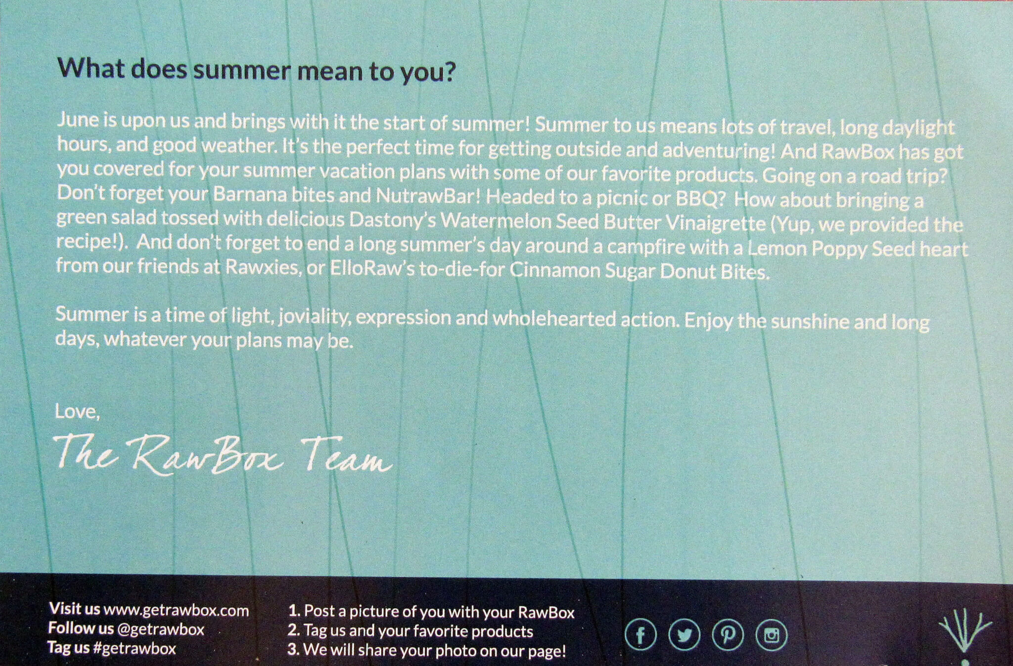 Curator Letter