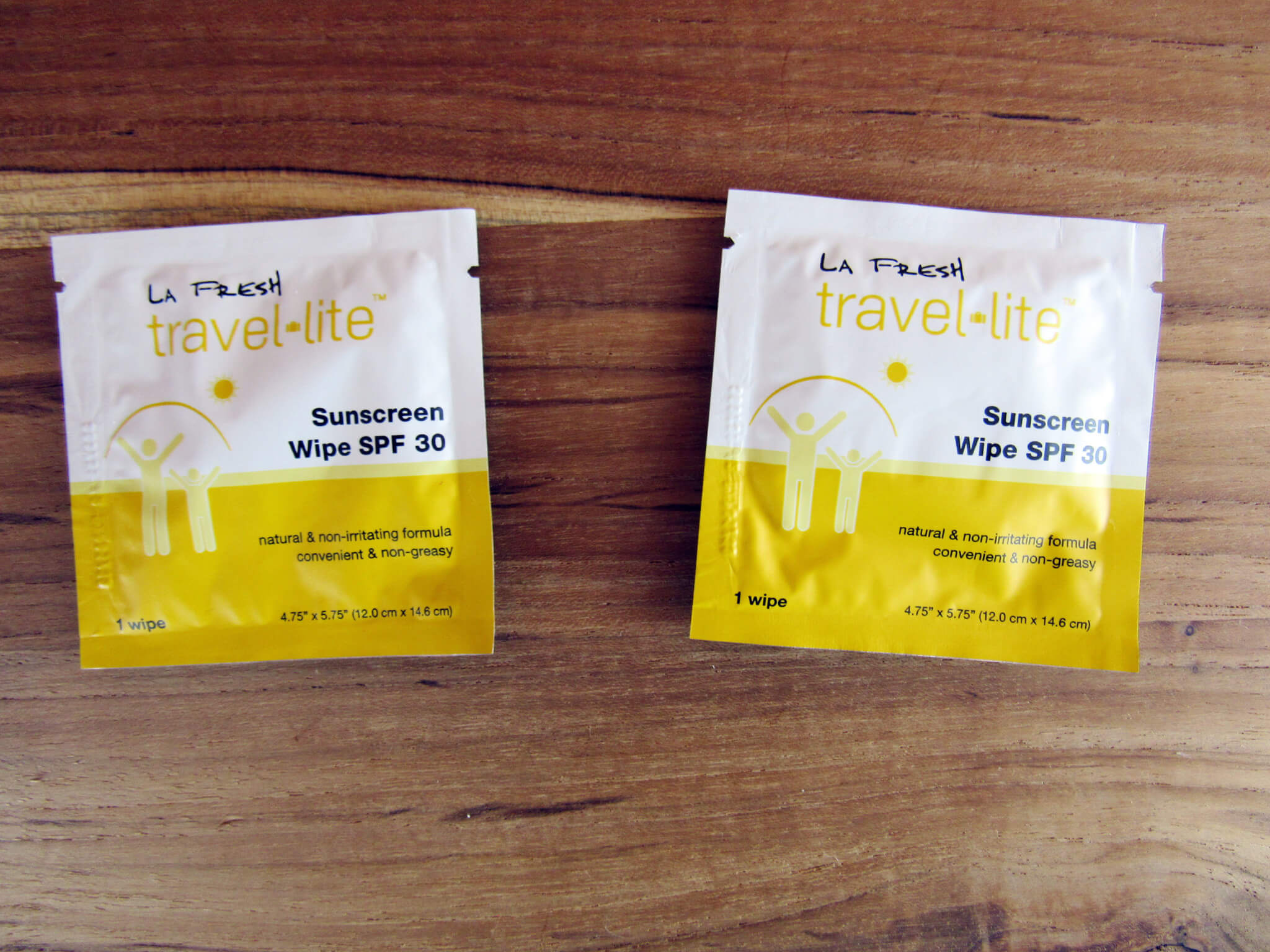 LA Fresh Sunscreen Wipe SPF 30
