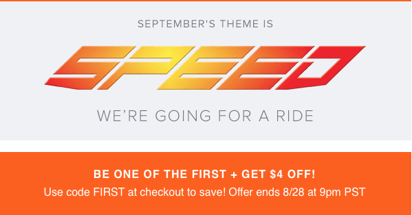 Three Day Loot Crate Sale + New September 2016 Spoilers!