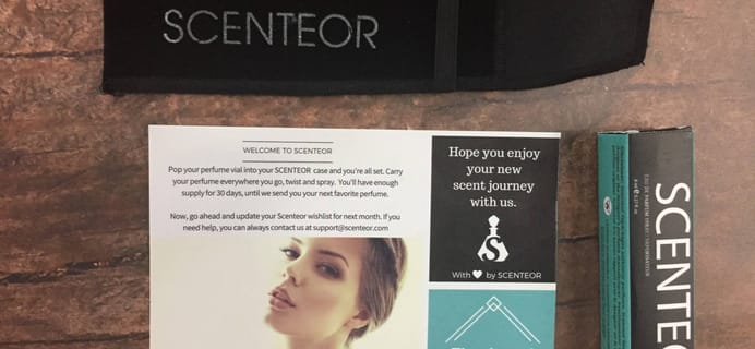 Scenteor August 2016 Subscription Box Review + Coupon
