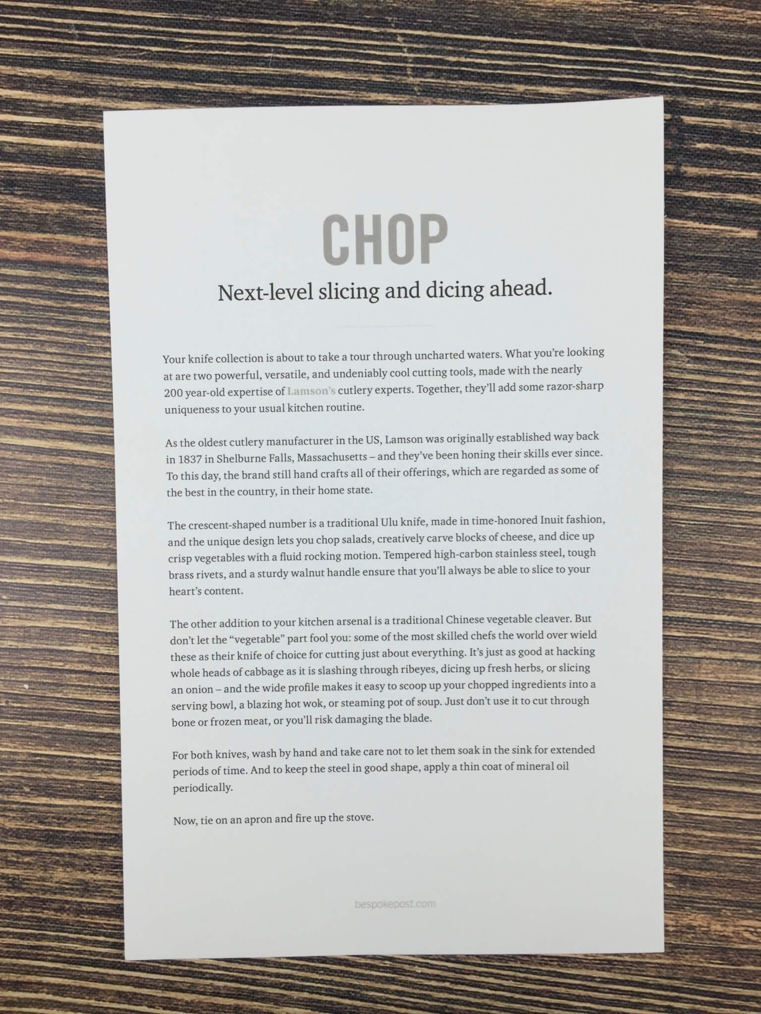 Bespoke Post CHOP Box August 2016 (1)