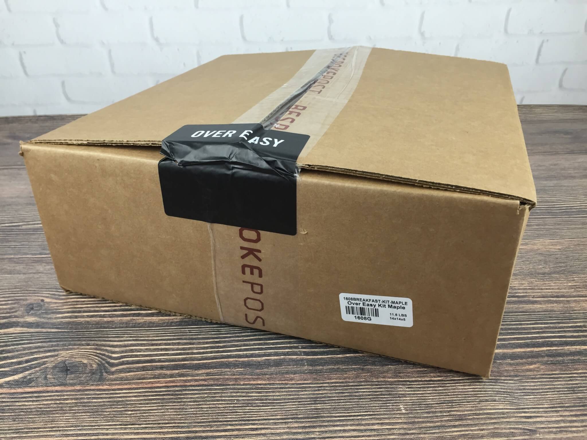 Bespoke Post OVER EASY Box August 2016 box
