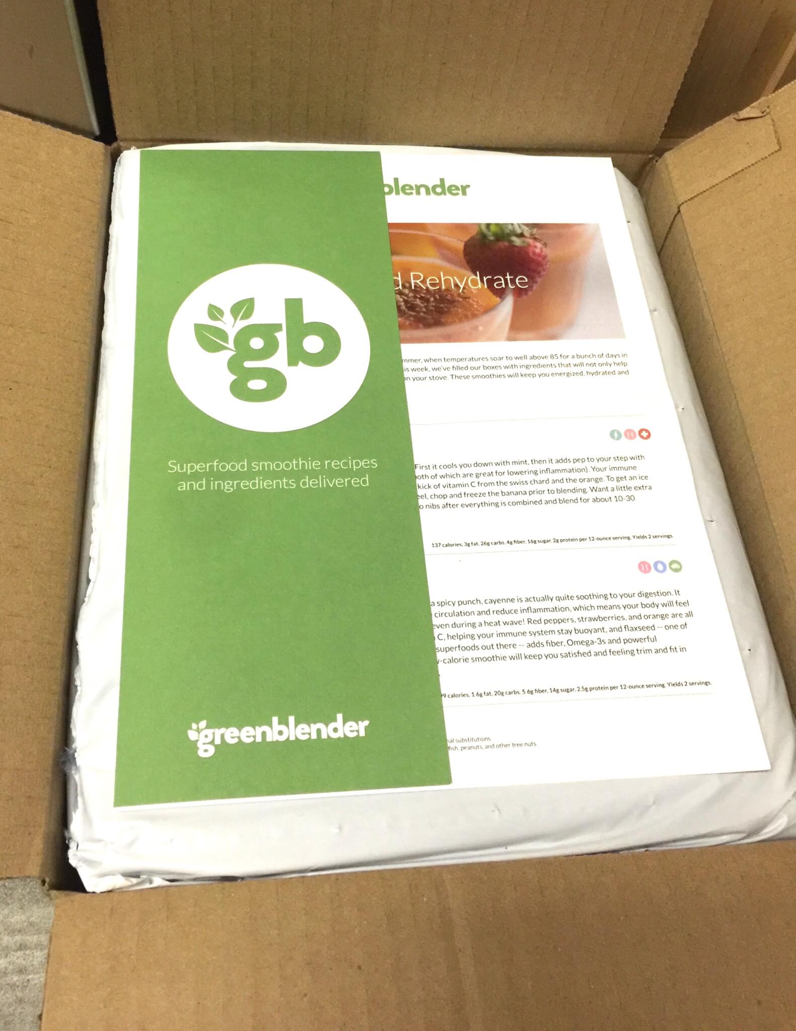 blender box opening