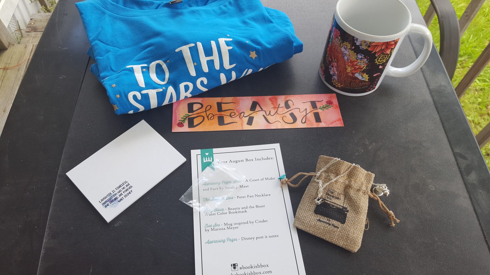 The Bookish Box August 2016 Subscription Box Review