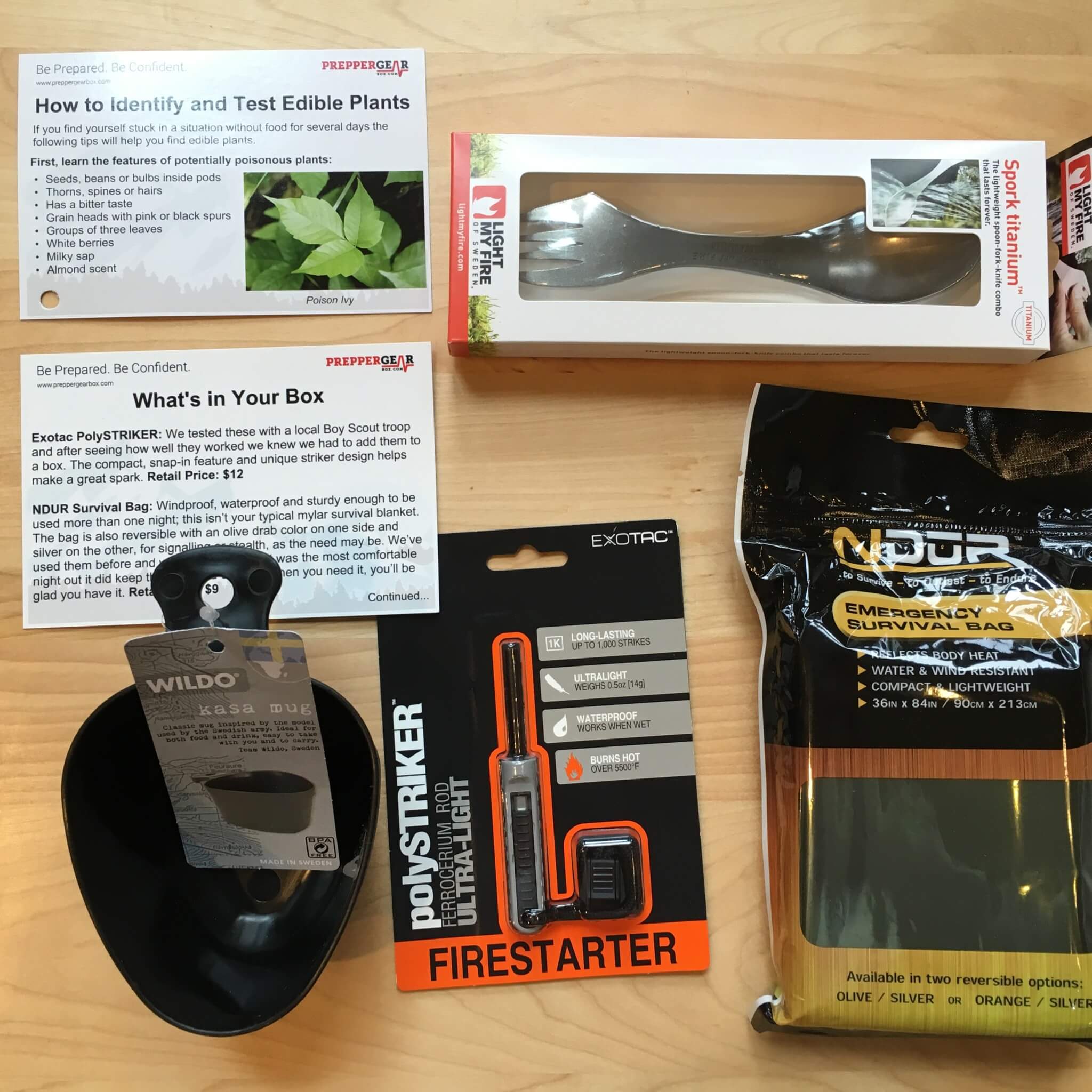 Prepper Gear Box August 2016 Subscription Box Review & Coupon