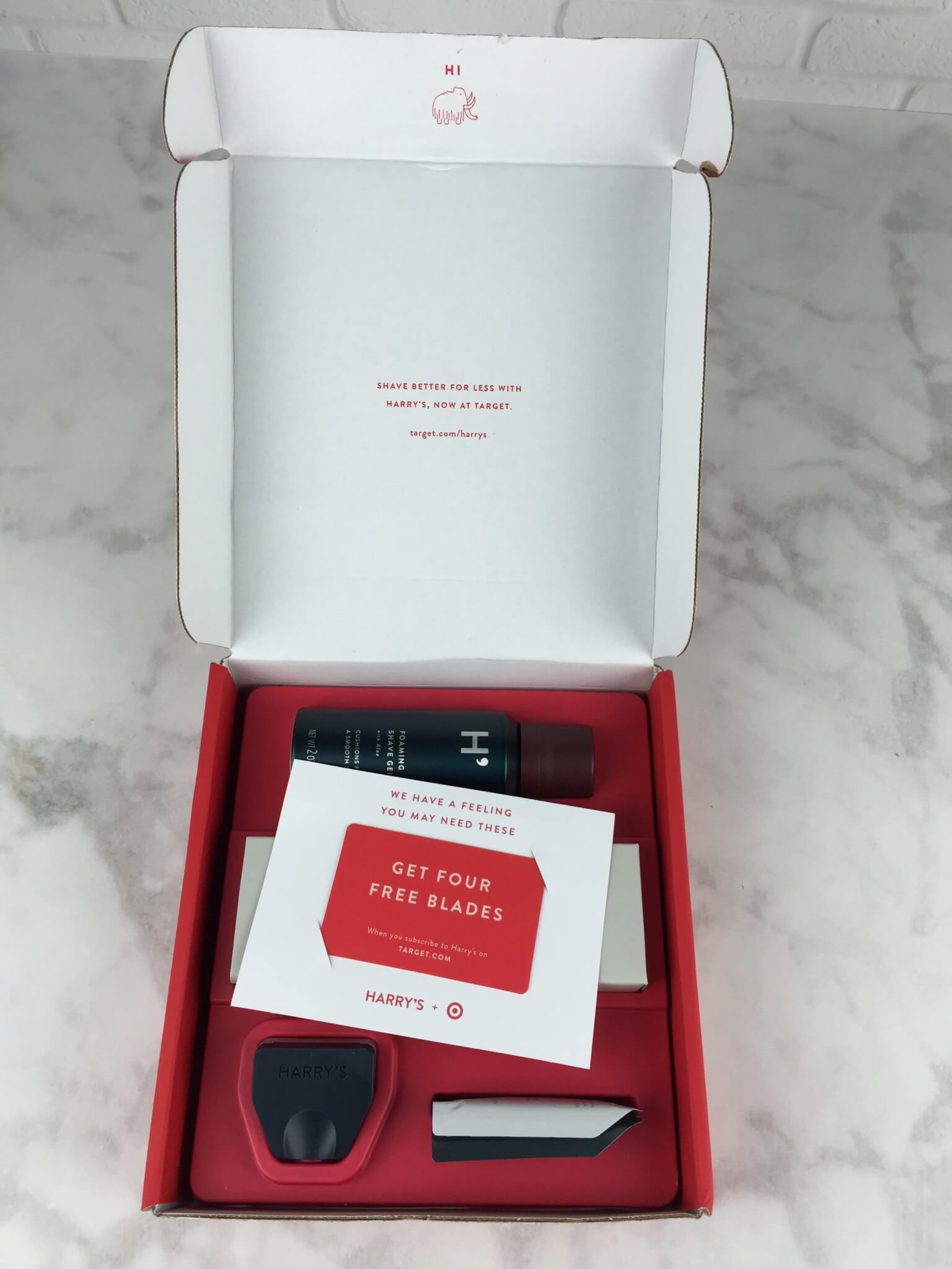 Target Harry's Box August 2016 unboxing